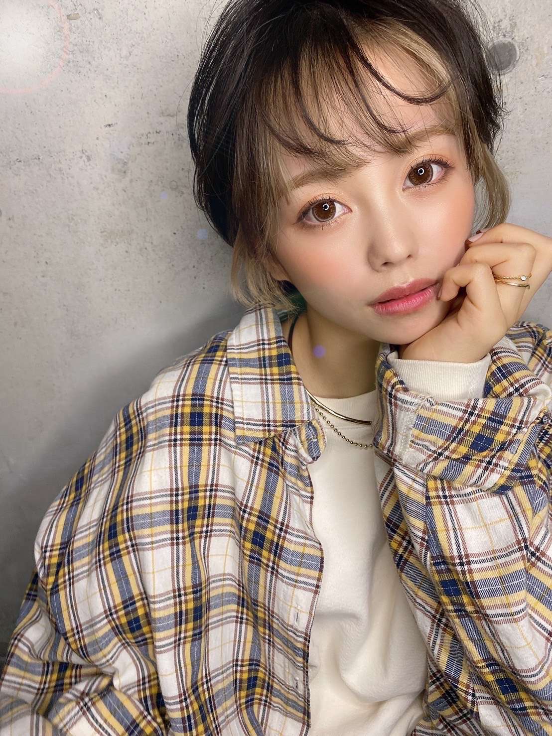 インナーカラーショート